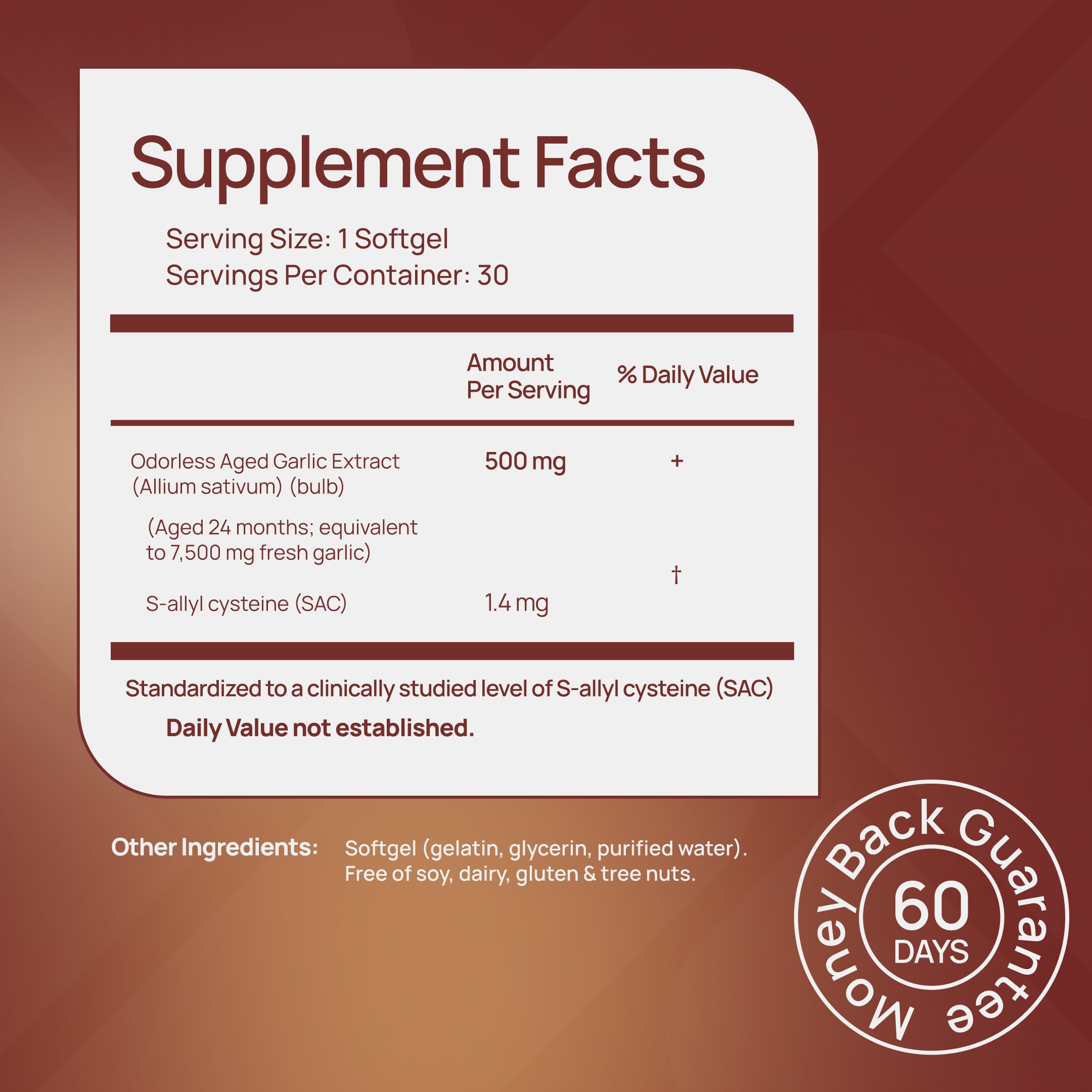 Primus - Aged Garlic Extract Odorless