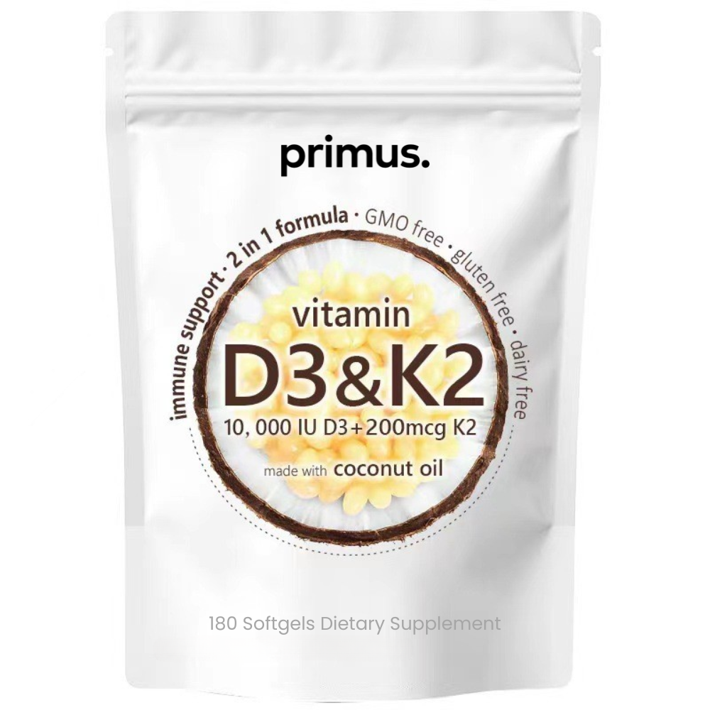 Vitamin D3 & K2 — 6 Month Supply