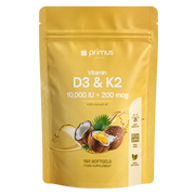 Vitamin D3 & K2 — 6 Month Supply